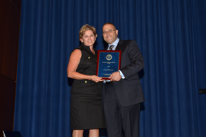 Dr. Debra Hoffman and Dr. Alan Epstein at Logan College of Chiropractic
