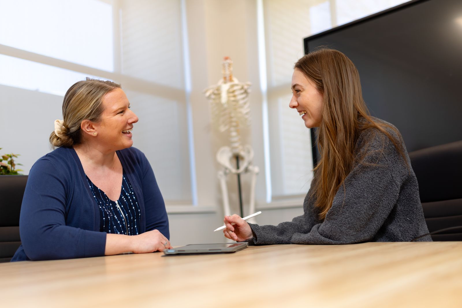 Logan University faculty mentoring students