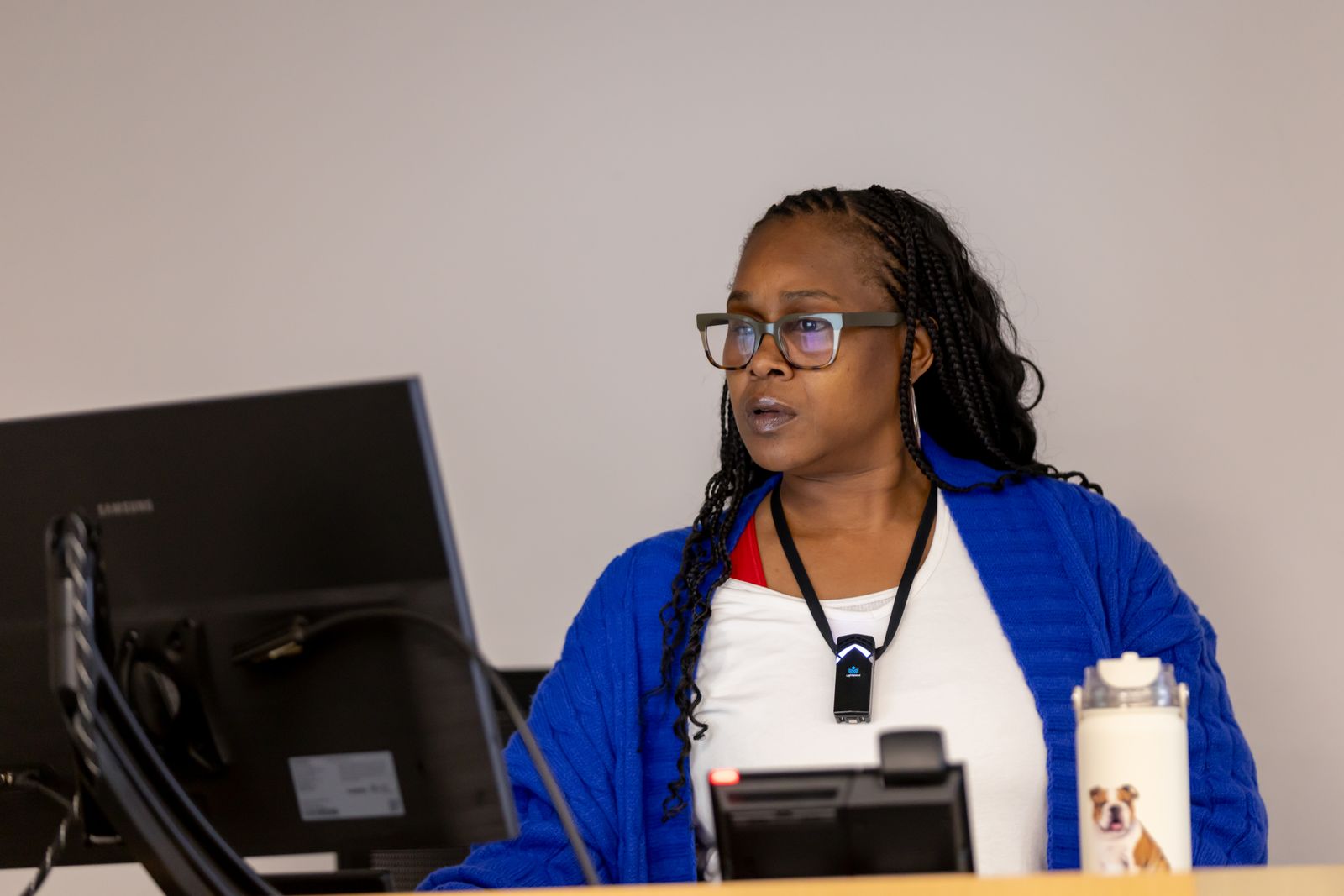 Logan University faculty mentoring students