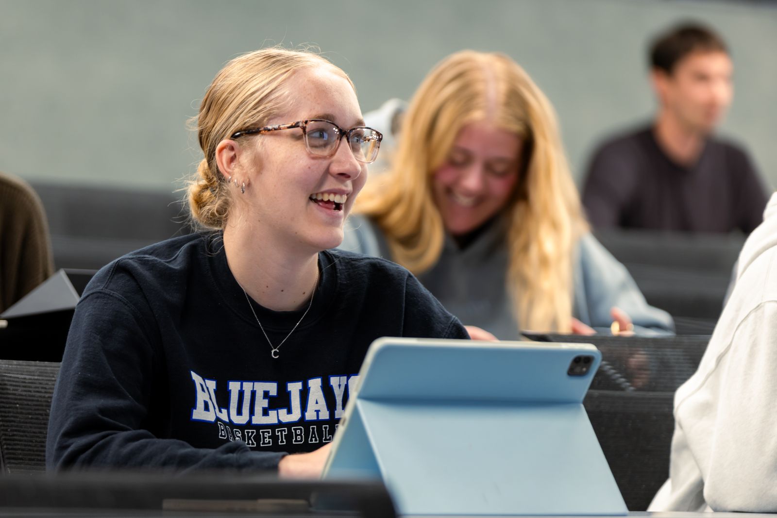 Logan University students on campus