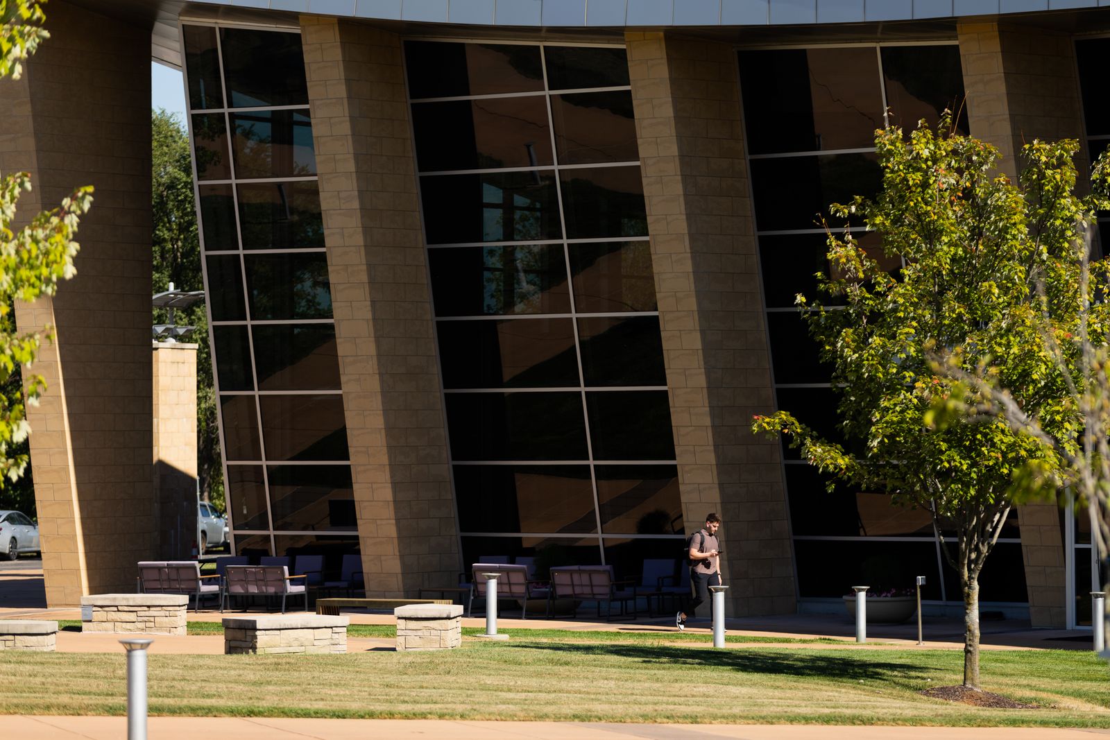 Logan University campus grounds in Chesterfield, Missouri