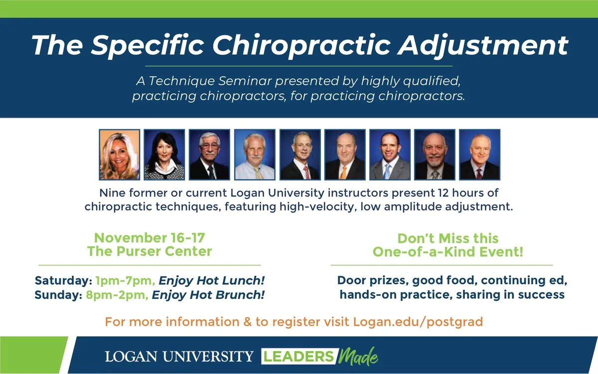 The Specific Chiropractic Adjustment Seminar