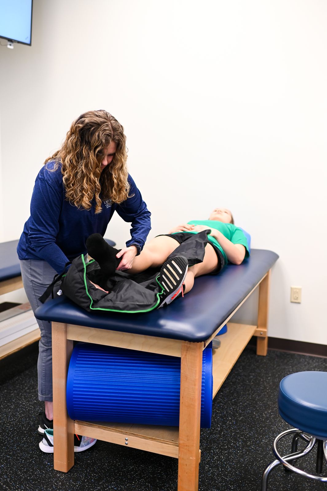 Exercise science students training at Logan University