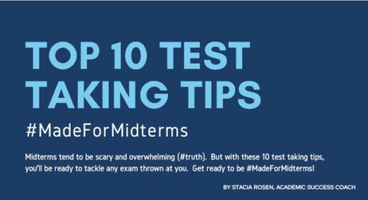 #MadeForMidterms: Top 10 Test Taking Tips