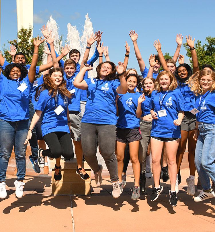 A.C.E.S. students outside on the Logan University campus