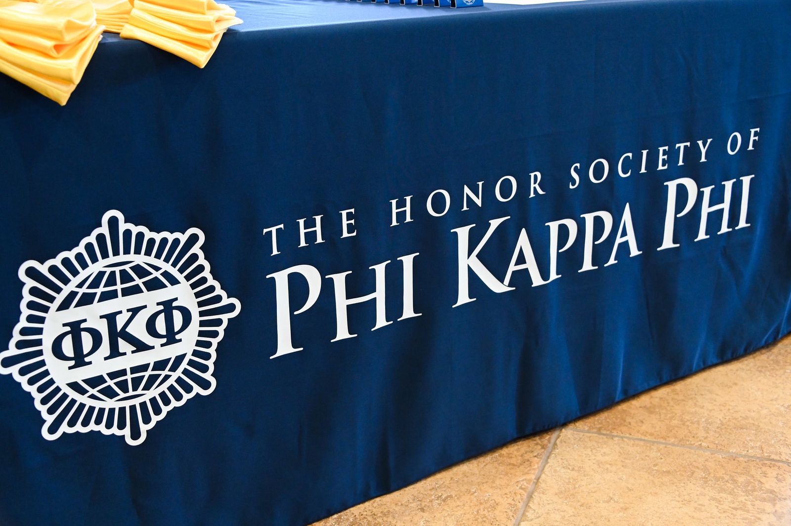 Logan University students and faculty at the Phi Kappa Phi initiation ceremony