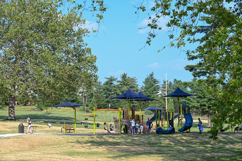 Logan Park green space next to campus