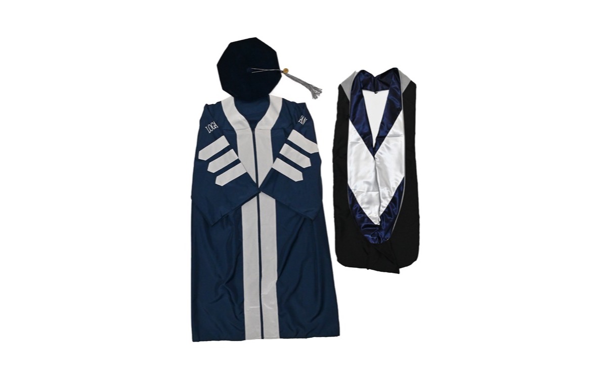 [Doctor of Chiropractic](/degrees/doctor-chiropractic) regalia laid flat: cap and tassel, gown and hood