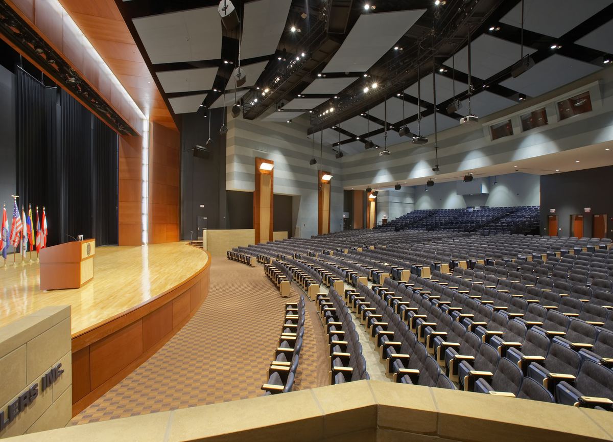 The Walters Auditorium viewed from the left side of the house