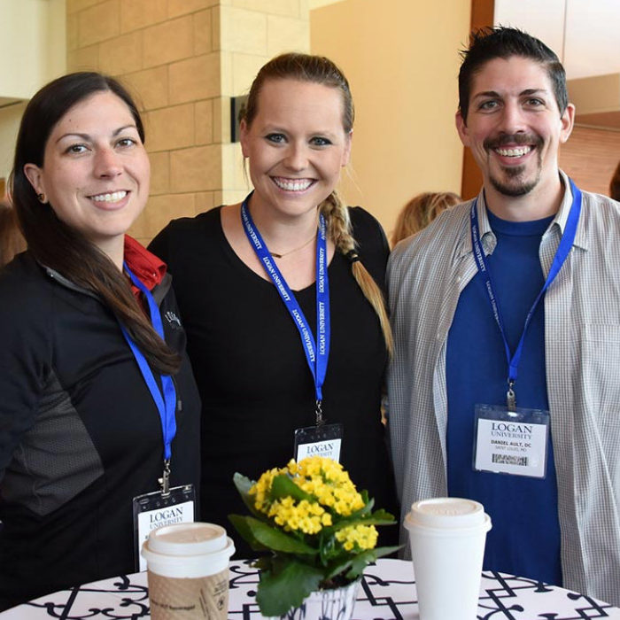 Logan students smiling at event in Purser Center