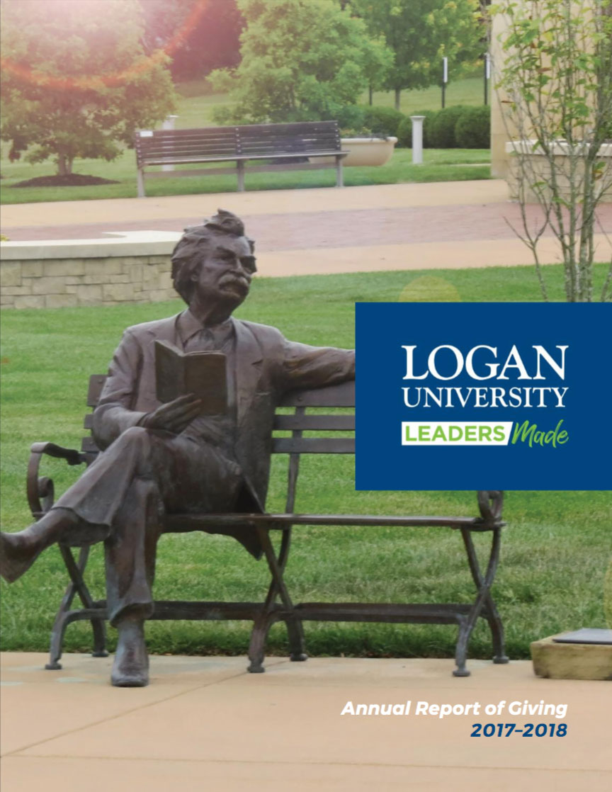 2018 Logan Annual Report cover.