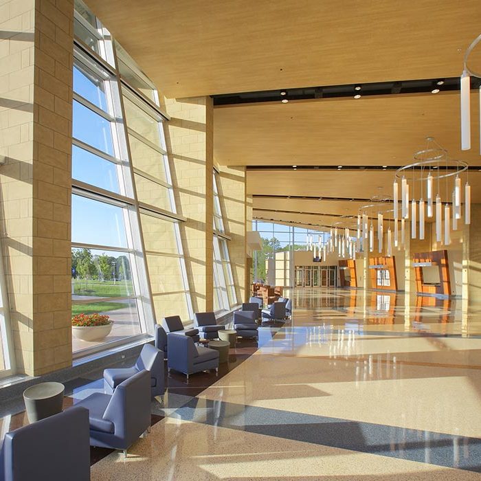 Lobby of the Purser Center.