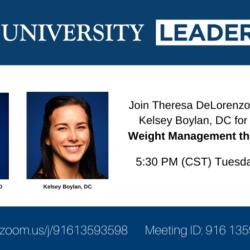 Theresa DeLorenzo, DCN, RD and Kelsey Boylan, DC