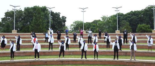 White Coats for Black Lives Matter group photo